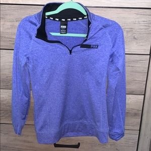 3/4 Zip Athletic Pullover from Pink